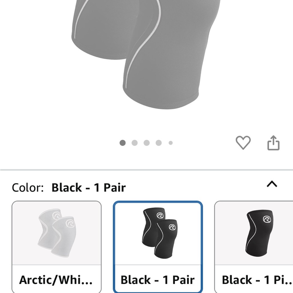 Black Knee Support - Picture 8 of 10